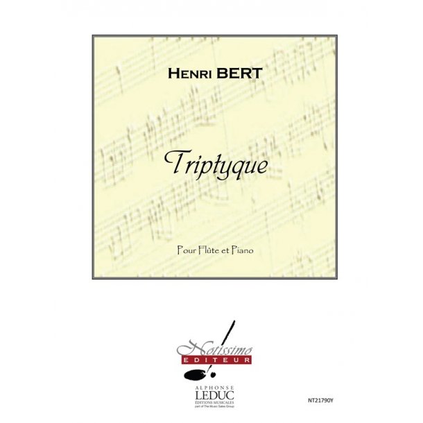 Bert Triptyque Flute &amp; Piano Book