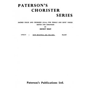 Handel How Beauiful Are The Feet Unison