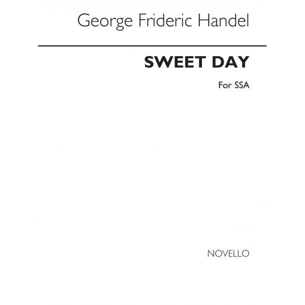 Handel Sweet Day Ssa