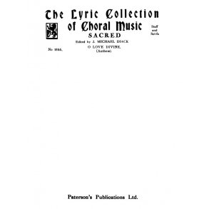 Greenhill, H O Love Divine Satb