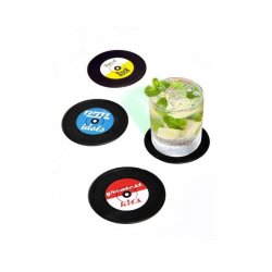 Rocket: Long Drink Coasters - Set Of 4