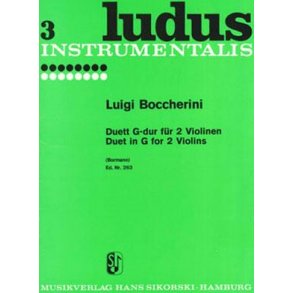 BOCCHERINI DUET FOR 2 VLN G MAJ