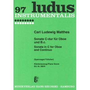 MATTHES SONATA C MAJ OB/CONTINUO