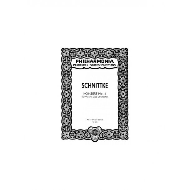 Schnittke,Alfred: Concerto No 4 - Score