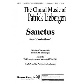 Mozart/Liebergen: Sanctus From Credo-messe (SATB)