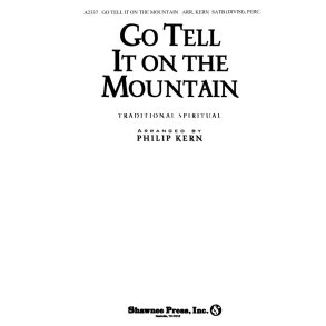 KERN GO TELL IT ON THE MOUNTAIN (SATB)