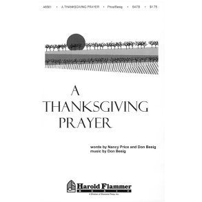 PRICE THANKSGIVING PRAYER, A SATB