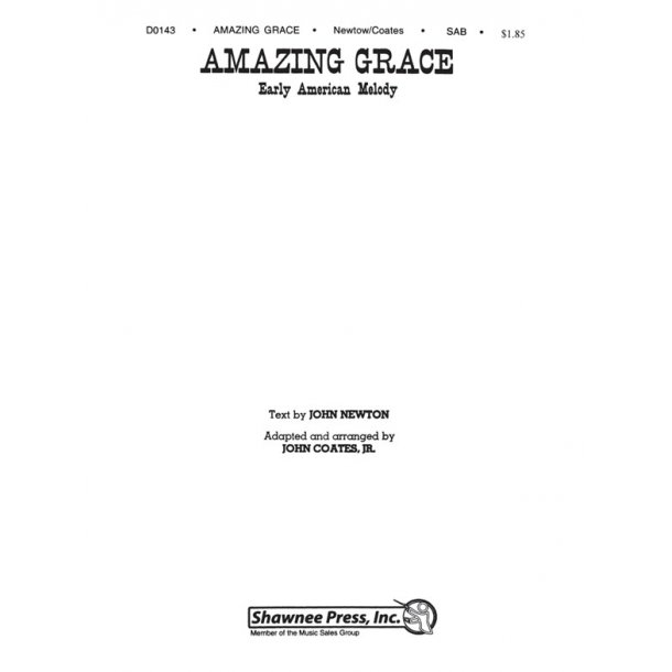COATES AMAZING GRACE SAB
