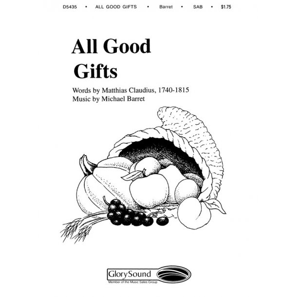 BARRETT ALL GOOD GIFTS SAB