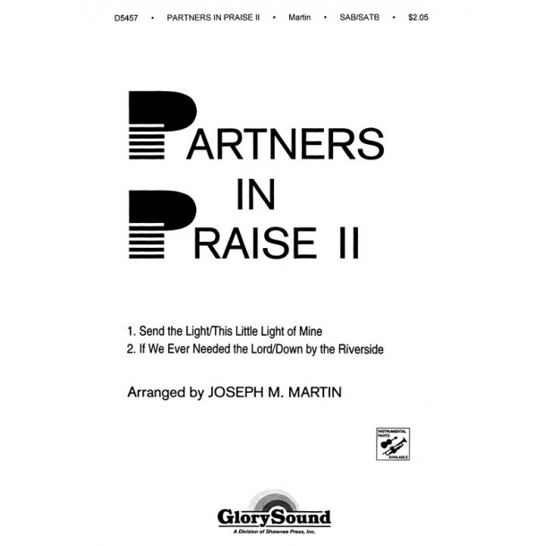 MARTIN PARTNERS IN PRAISE II SA(T)B