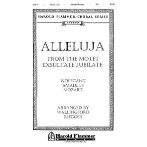 MOZART ALLELUJA FROM THE MOTET EXSULTATE JUBILATE SA 86046