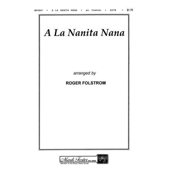 FOLSTROM A LA NANITA NANA SATB