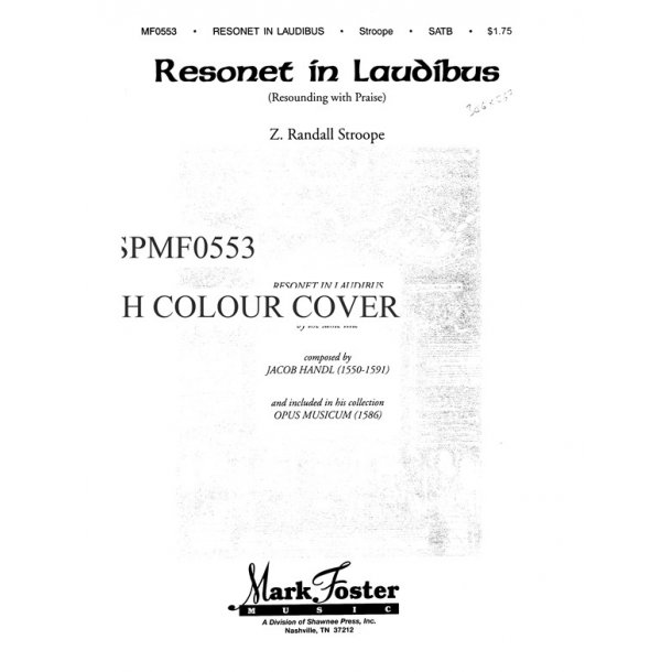 G.F. Handel: Resonet In Laudibus (Stroope)