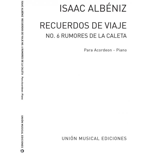 Albeniz: Rumores de la Caleta - malaguena (Biok) for Accordion