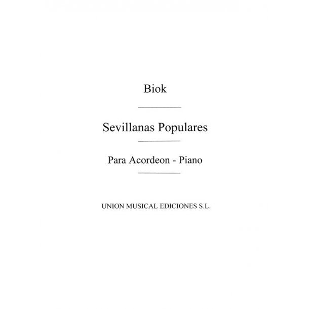 Biok: Sevillanas Populares for Accordion