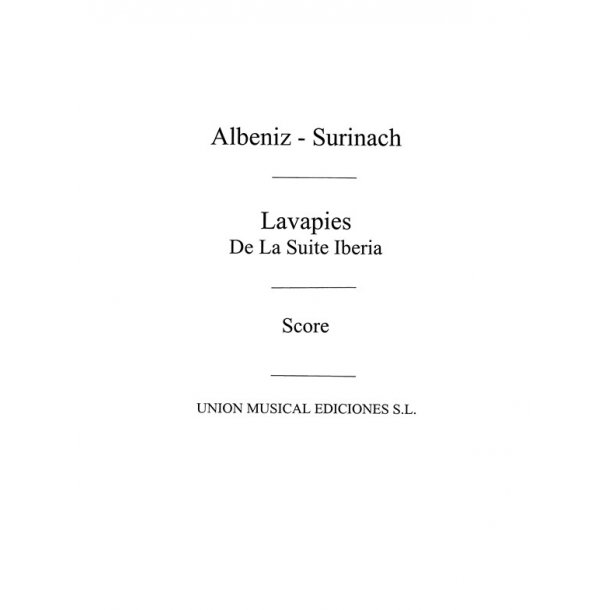 Albeniz: Lavapies from Iberia (Surinach)