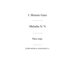 Moreno Gans: Melodia No.4 for Harp