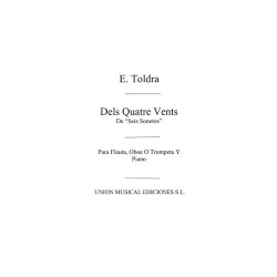 Toldra: Dels Quatre Vents (Amaz) for Trumpet In C and Piano