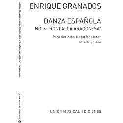Enrique Granados: Danza Espanola No.6 For Clarinet (Tenor Sax) And Piano