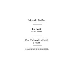Toldra: La Font (Amaz) for Cello and Piano