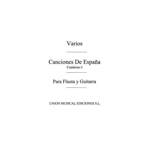 Varios: Canciones De Espana 4 Vols. (Tarrago)