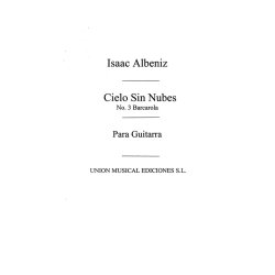 Albeniz: Cielo sin nubes (Garcia Fortea) for guitar