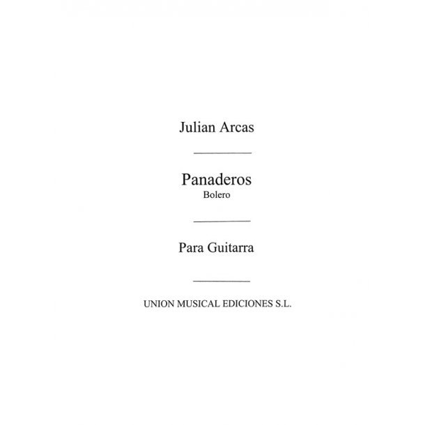Arcas: Panaderos Bolero (Maravilla) for Guitar