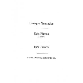 Granados: Zambra No.5 Ss Pzas Sobre Cantos Pplrs Esp for Guitar