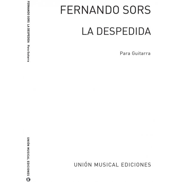 Sors: La Despedida for Guitar