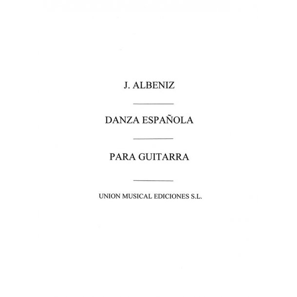 Albeniz Danza Espanola No.1 (fortea) Guitar