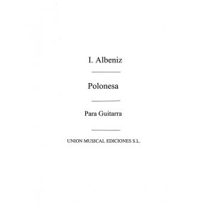 Albeniz: Polonesa (Garcia Fortea) for guitar
