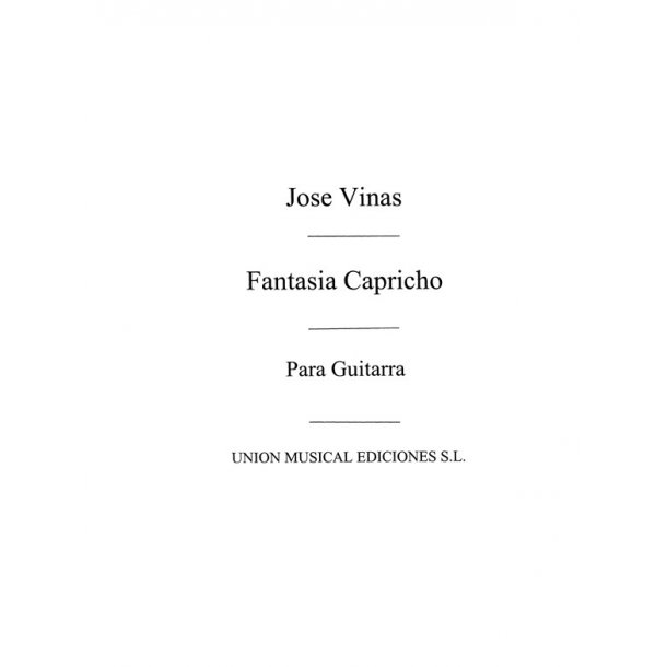 Vinas: Fantasia Capricho En La Mayor for Guitar
