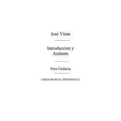 Vinas: Introduccion Y Andante (Balaguer) for Guitar