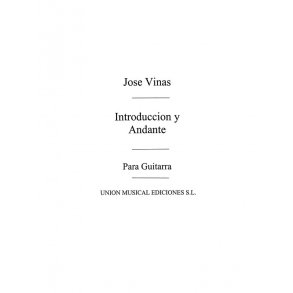 Vinas: Introduccion Y Andante (Balaguer) for Guitar