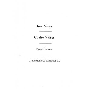Vinas: Cuatro Valses (Balaguer) for Guitar