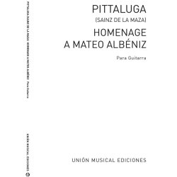 Pittaluga: Homenaje A Mateo Albeniz (R Sainz De La Maza) for Guitar