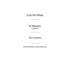 Milan: El Maestro Vol.1 (Tarrago) for Guitar