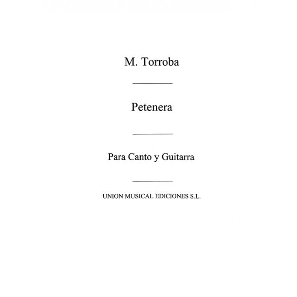 Moreno Torroba: Petenera de La Marchenera (Azpiazu)