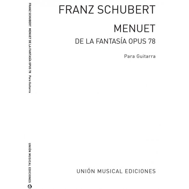 Franz Schubert: Minuetto (Tarrega) for Guitar