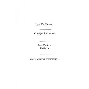 Narvaez: Con Que Lavare (Azpiazu)
