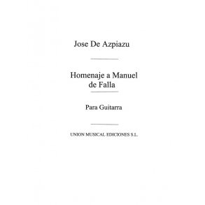 Azpiazu: Homenaje A Manuel De Falla for
