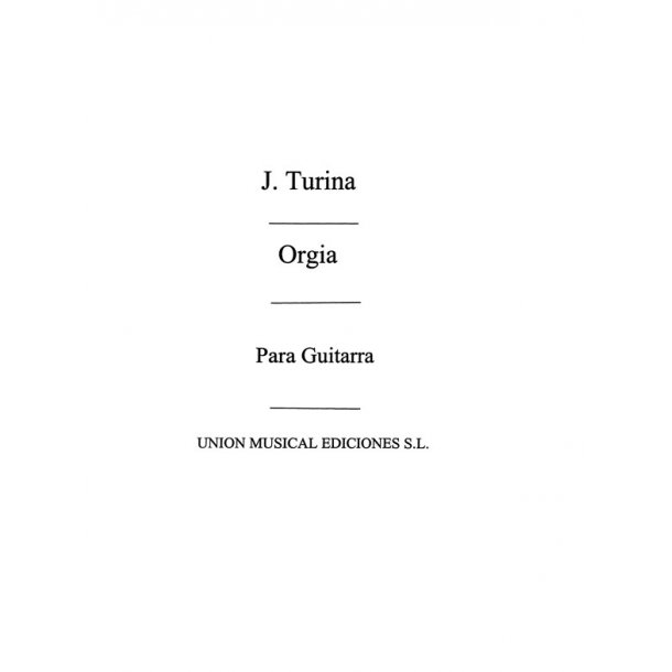 Turina: Orgia De Danzas Fantasticas (Azpiazu) for Guitar