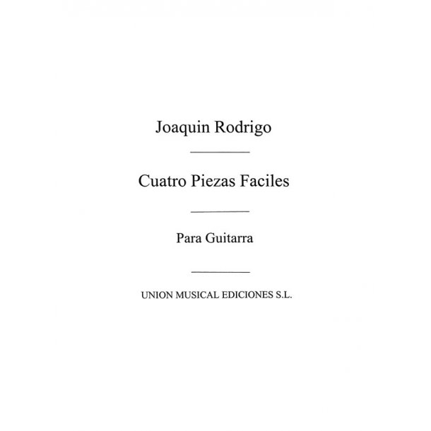 Rodrigo: Cuatro Piezas Faciles Del Album De Cecilia (Azpiazu) for Guitar