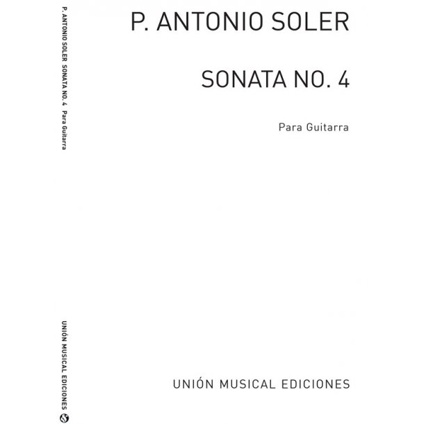 Soler: Sonata No.4 Bolero (Azpiazu) for Guitar