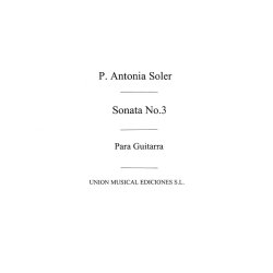 Soler: Sonata No.3 (Garcia Velasco) for Guitar