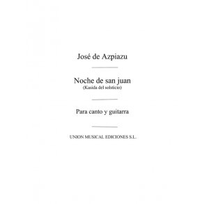 Azpiazu: Noche De San Juan Kasida Del Solsticio