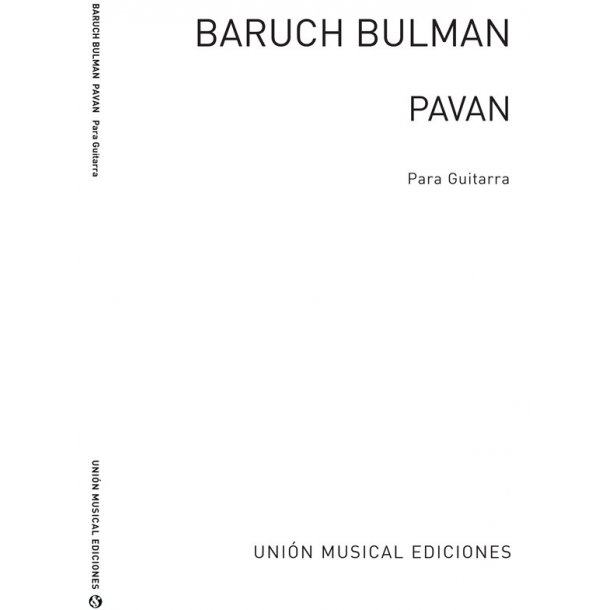 Bulman: Pavan (Azpiazu) for Guitar