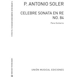 Soler: Celebre Sonata En Re No.84 (Azpiazu) for Guitar