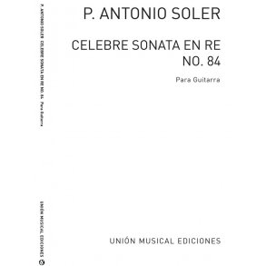 Soler: Celebre Sonata En Re No.84 (Azpiazu) for Guitar