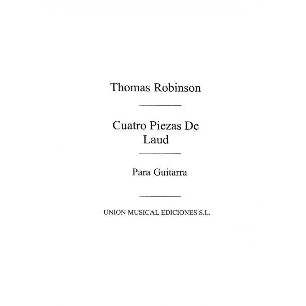 Robinson: Cuatro Piezas De Laud (Azpiazu) for Guitar